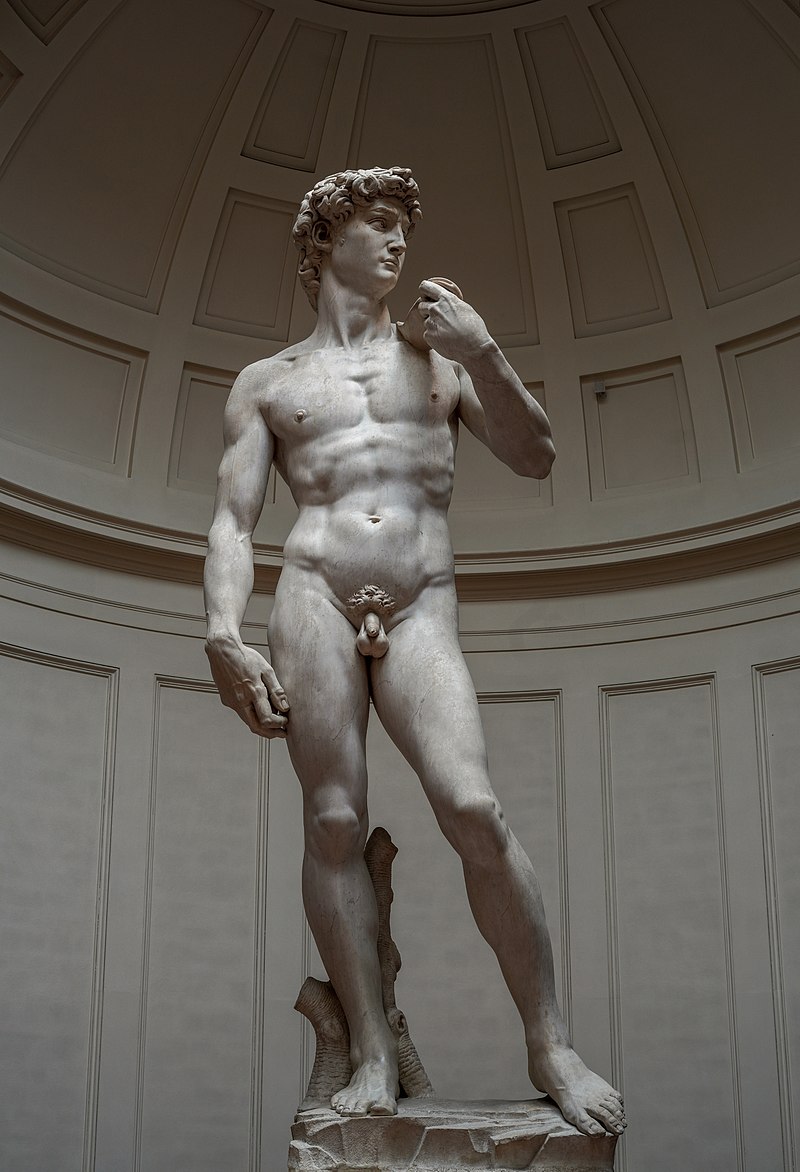 Marble David by Michelangelo