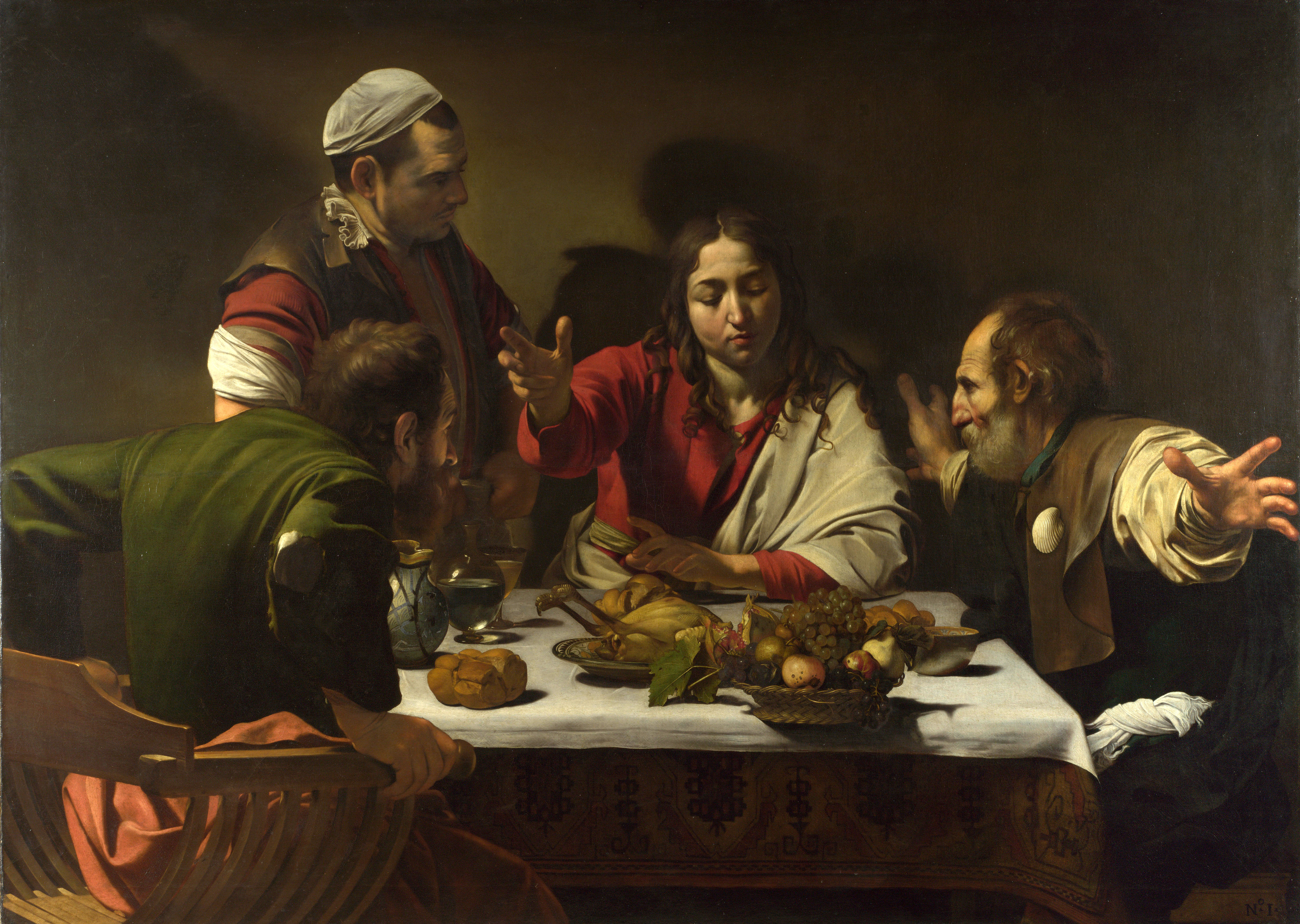 Caravaggio's Supper at Emmaus