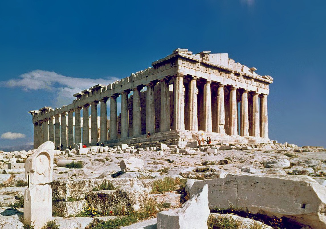 The Parthenon on the Athenian Acropolis