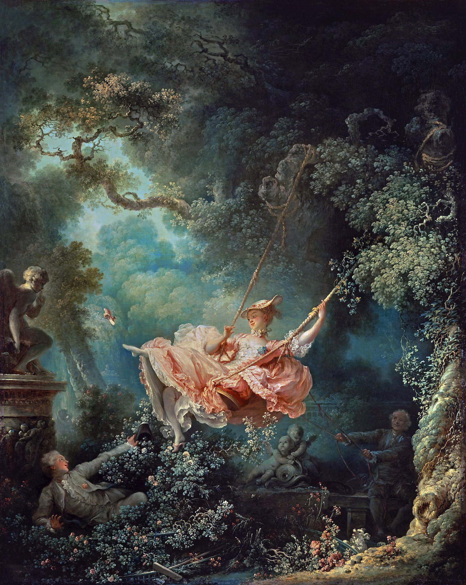 Fragonard's Rococo painting The Swing